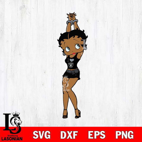 Las Vegas Raiders Betty Boop Love SVG Svg Eps Dxf Png File, Digital Download, Instant Download