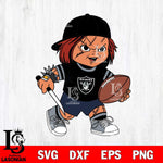 Las Vegas Raiders Chucky Horror 10 Svg Eps Dxf Png File, NFL svg, Digital Download, Instant Download