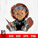 Las Vegas Raiders Chucky Horror 9 Svg Eps Dxf Png File, NFL svg, Digital Download, Instant Download