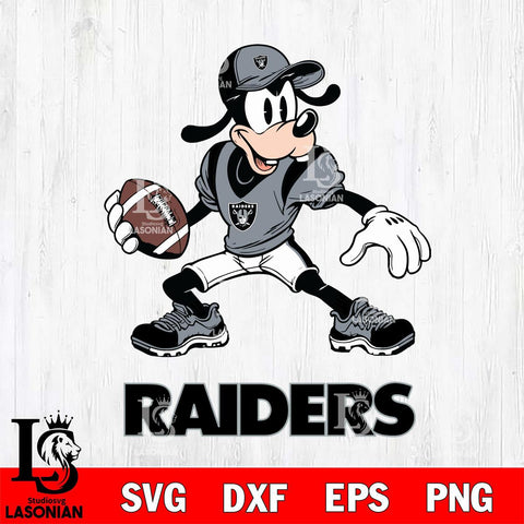 Las Vegas Raiders Goofy Disney, Svg Eps Dxf Png File, Digital Download