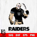 Las Vegas Raiders Jason Voorhees Svg Eps Dxf Png File, Digital Download