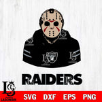 Las Vegas Raiders Jason Voorhees 4 Svg Eps Dxf Png File, Digital Download