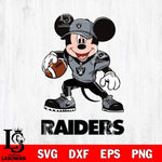 Las Vegas Raiders Mikey Mouse Disney, Svg Eps Dxf Png File, Digital Download