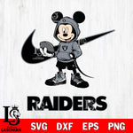 Las Vegas Raiders Mikey Mouse Disney NIKE, Svg Eps Dxf Png File, Digital Download