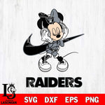 Las Vegas Raiders Minnie Mouse Dancing NIKE, Svg Eps Dxf Png File, Digital Download