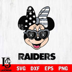 Las Vegas Raiders Minnie Mouse Love 2, Svg Eps Dxf Png File, Digital Download