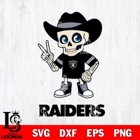 Las Vegas Raiders Skeleton Football 2 Svg Eps Dxf Png File, Digital Download