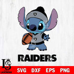 Las Vegas Raiders Stitch Disney, Svg Eps Dxf Png File, Digital Download