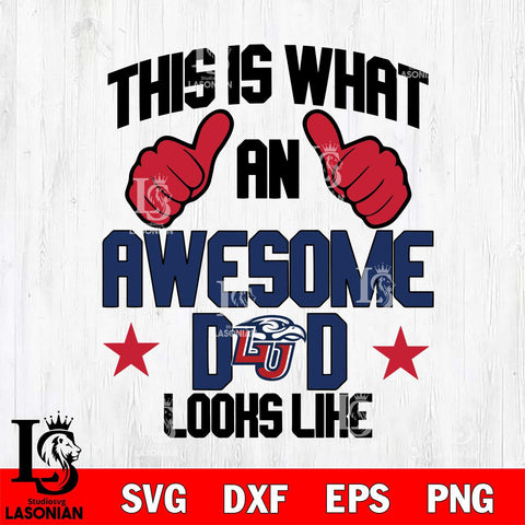 Liberty Flames Awesome Dad Looks like Svg Eps Dxf Png File, Digital Download, Instant Download