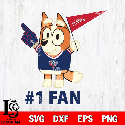 Liberty Flames Bingo 1# Fan Svg Eps Dxf Png File,NCAA Svg Files,Bluey svg ,Digital Download ,Instant Download, Cricut File