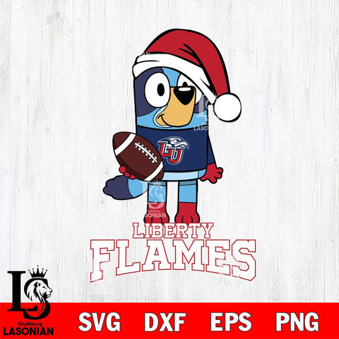 Liberty Flames Bluey Christmas Svg Eps Dxf Png File, Digital Download