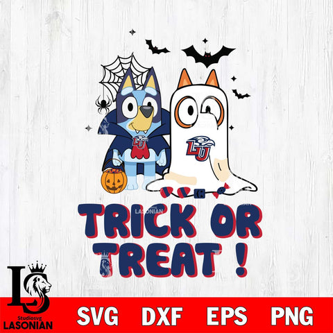 Liberty Flames Bluey Trick or Treat Halloween Svg Eps Dxf Png File, Digital Download, Instant Download