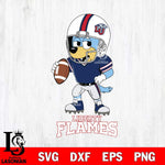 Liberty Flames Bluey rugby Svg Eps Dxf Png File, Digital Download ,Instant Download, Cricut File