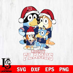 Liberty Flames Christmas Bluey Family Sport Cut Files,Bluey Cricut,Christmas Svg , Bluey svg , Digital Download, dxf eps png pdf file