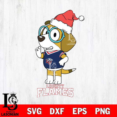 Liberty Flames Christmas Bluey Honey Sport Cut Files,Bluey Cricut,Christmas Svg , Bluey svg , Digital Download, dxf eps png pdf file