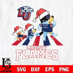 Liberty Flames Christmas Family Bluey Walking Cut Files,Bluey Cricut,Christmas Svg , Bluey svg , Digital Download, dxf eps png pdf file