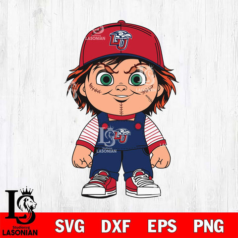 Liberty Flames Chucky Horror Svg Eps Dxf Png File, NCAA svg, Digital Download, Instant Download