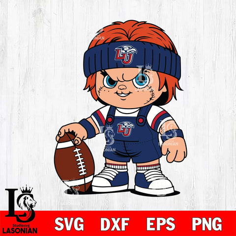 Liberty Flames Chucky Horror 5 Svg Eps Dxf Png File, NCAA svg, Digital Download, Instant Download