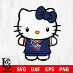 Liberty Flames Cute Hello Kitty Football 6 Svg Eps Dxf Png File, NCAA svg, Digital Download, Instant Download