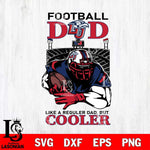 Liberty Flames Football Dad Cooler Svg Eps Dxf Png File, Digital Download, Instant Download