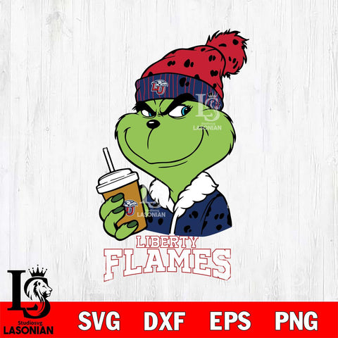 Liberty Flames Grinch hat Svg Eps Dxf Png File, Digital Download, Instant Download