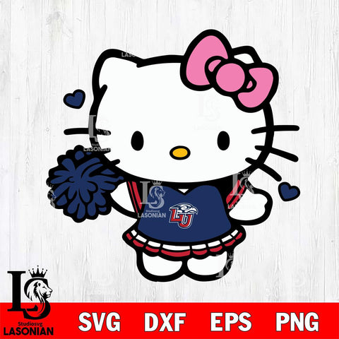 Liberty Flames Hello Kitty Cheerleader 6 Svg Eps Dxf Png File, Digital Download, Instant Download