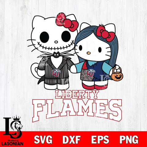 Liberty Flames Hello Kitty Horror 11 Svg Eps Dxf Png File, Digital Download