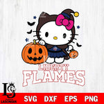 Liberty Flames Hello Kitty Horror 1 Svg Eps Dxf Png File, Digital Download