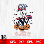 Liberty Flames Jack Skellington 2 halloween Svg Eps Dxf Png File, NCAA svg, Digital Download, Instant Download