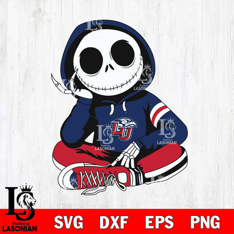 Liberty Flames Jack Skellington halloween Svg Eps Dxf Png File, NCAA svg, Digital Download, Instant Download