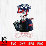 Liberty Flames Jason Voorhees 10 Svg Eps Dxf Png File, Digital Download