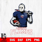 Liberty Flames Jason Voorhees 9 Svg Eps Dxf Png File, Digital Download