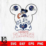 Liberty Flames Mickey Heart Rugby Svg Eps Dxf Png File, Digital Download ,Instant Download, Cricut File