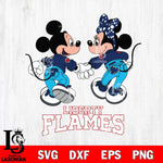 Liberty Flames Mickey Minnie Valentine Rugby Svg Eps Dxf Png File, Digital Download ,Instant Download, Cricut File