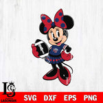 Liberty Flames Minnie Mouse Svg Eps Dxf Png File, NCAA svg, Digital Download, Instant Download