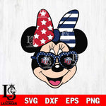 Liberty Flames Minnie Mouse Love Svg Eps Dxf Png File, NCAA svg, Digital Download, Instant Download