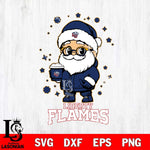 Liberty Flames Santa Claus Coffe Svg dxf eps png pdf file,NCAA svg,Digital Download,Cricut file