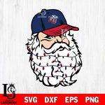 Liberty Flames Santa Claus Face Svg dxf eps png pdf file,NCAA svg,Digital Download,Cricut file