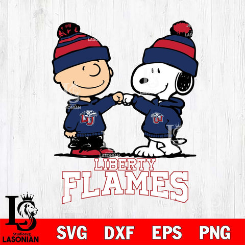 Liberty Flames Snoopy Sport 9 Svg Eps Dxf Png File, Digital Download