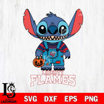 Liberty Flames Stitch Horror Halloween Svg Eps Dxf Png File, NCAA svg, Digital Download, Instant Download