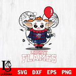 Liberty Flames Stitch Pennywise Halloween Svg Eps Dxf Png File, Digital Download, Instant Download