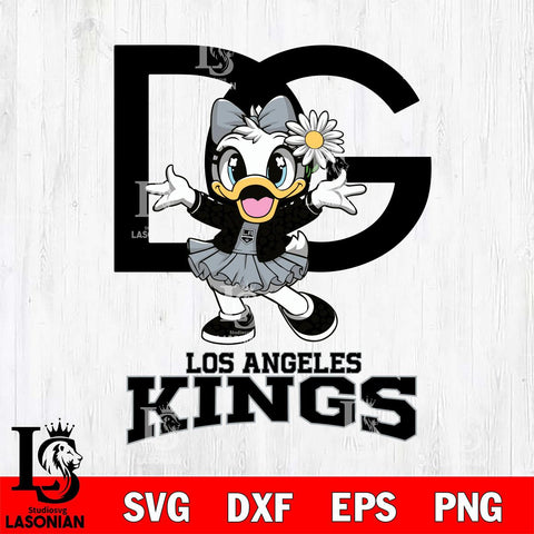 Los Angeles Kings Dolce And Gabbana Daisy Duck Disney Svg Eps Dxf Png File, Digital Download, Instant Download