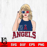 Los Angeles Angels And Taylor Swift Fan Svg Eps Dxf Png File, Digital Download, Instant Download