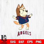 Los Angeles Angels Chilli Dance Svg Eps Dxf Png File, Digital Download, Instant Download