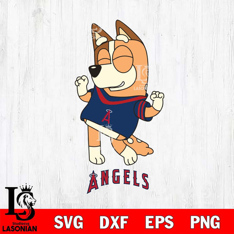 Los Angeles Angels Chilli Dance Sport Svg Eps Dxf Png File, Digital Download, Instant Download