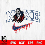 Los Angeles Angels Ghostface Nike Svg Eps Dxf Png File, Digital Download, Instant Download