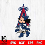 Los Angeles Angels Glamorous Minnie Svg Eps Dxf Png File, Digital Download, Instant Download