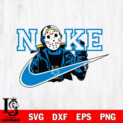 Los Angeles Chargers Jason Voorhees Nike Svg Eps Dxf Png File, Digital Download, Instant Download