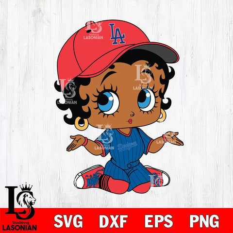 Los Angeles Dodgers Betty Boop MLB 6 Svg Eps Dxf Png File,MLB svg, Digital Download, Instant Download