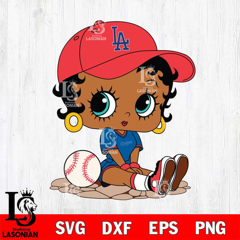 Los Angeles Dodgers Betty Boop MLB 9 Svg Eps Dxf Png File,MLB svg, Digital Download, Instant Download